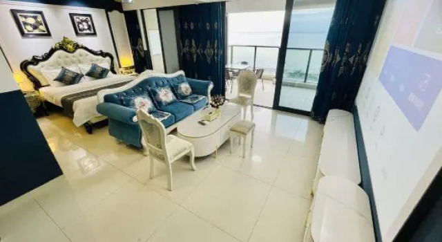 Люкс Beihai Beibuwan No.1 Scenic Apartment (Golden Beach)