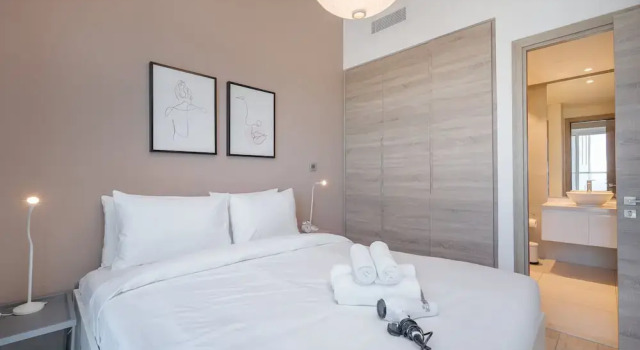 Modern 1-bed With Partial Sea Marina View, Забронировать Апартаменты/квартира Апартаменты Эмирата Дубая, рядом с Dubai Marina Yacht Club, Апартаменты/квартира