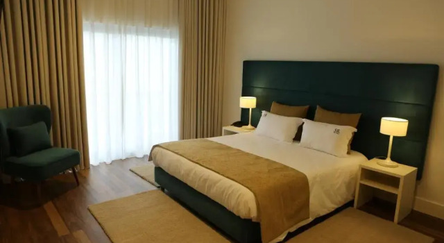 Двухместный номер Deluxe с балконом Hotel Solar do Rebolo
