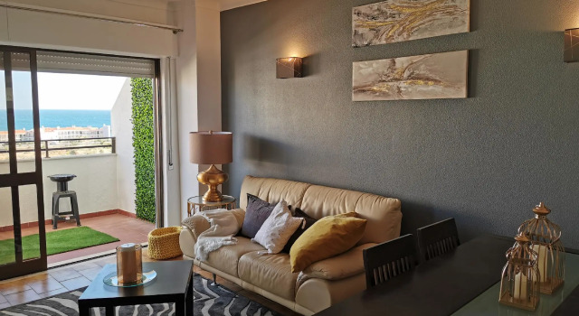 T1 Encosta do Vau, Amazing SEA VIEW and Balcony!, Book Lejlighed Hoteller i Vau med pool, Swimmingpool