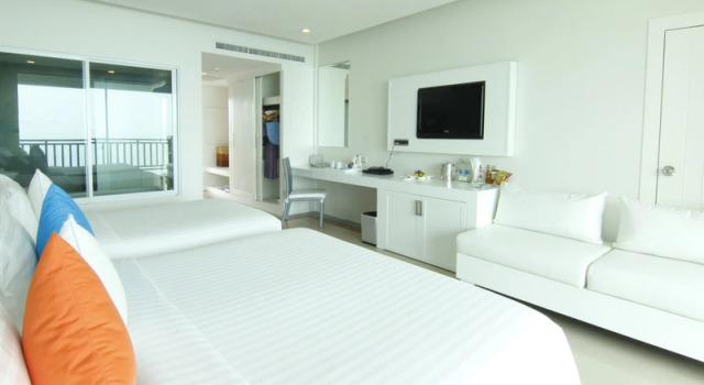 Двухместный номер Superior с балконом и с видом на море Samui Resotel Beach Resort