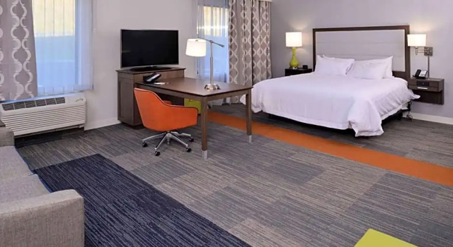 Одноместный люкс Hampton Inn & Suites Albany-East Greenbush, NY