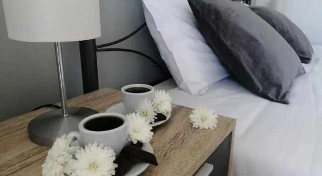 Двухместный номер Deluxe c 1 комнатой с балконом Rozas Home and Studios