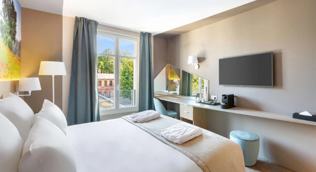 Двухместный номер Superior с видом на парк Best Western Le Beffroi