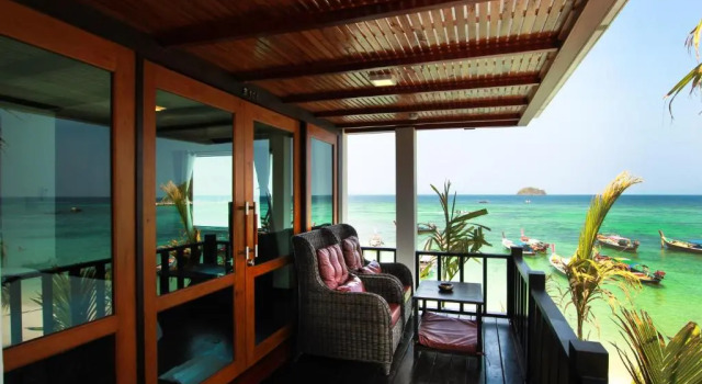 Двухместный номер Deluxe с балконом и с видом на море Cabana Lipe Beach Resort