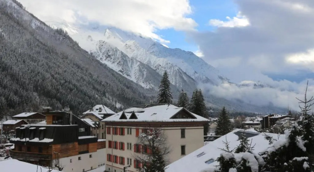 Апартаменты Chamonix centre, 51m2, vue Mt Blanc, 2 à 6 pers, 2 balcons