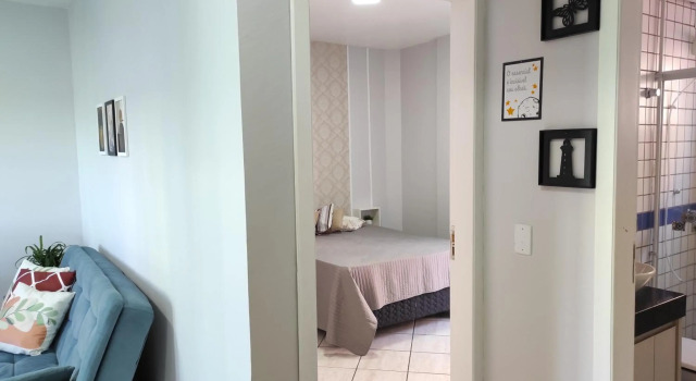 APTO 50M PRAIA- 4 PESSOAS, WIFI, SACADA, CHURRASQUEIRA, GARAGEM PARA VEICULOS PEQUENOS - Residencial Roveda