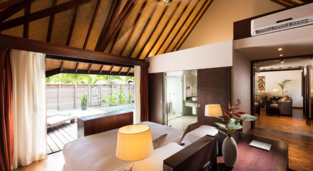 Двухместный люкс Private Pool Garden Hilton Moorea Lagoon Resort & Spa