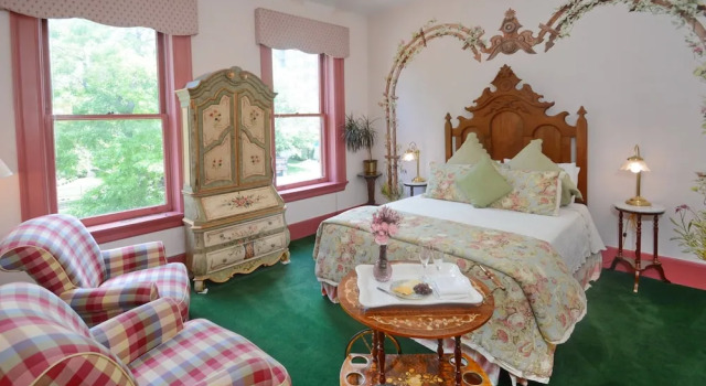Двухместный номер Deluxe с балконом Capitol Hill Mansion B&B Inn