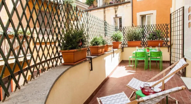 Апартаменты Apartment with terrace near Piazza Navona