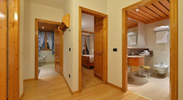Camera familiare Standard 4 camere con balcone Hotel Posta