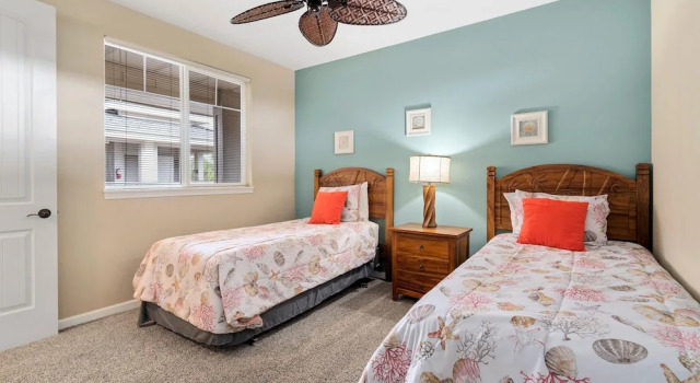 Двухместная вилла с балконом и с видом на поле для гольфа G32 Waikoloa Beach Villas