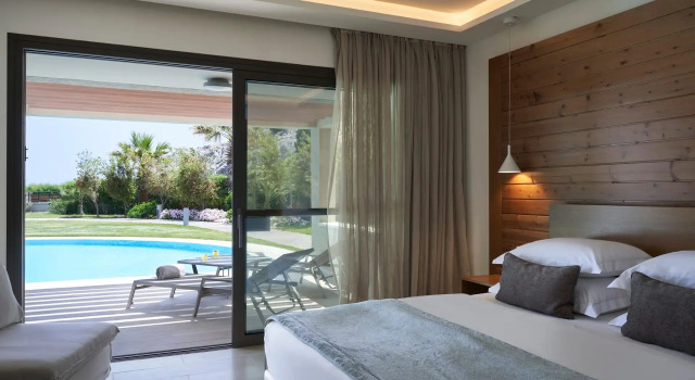 Люкс Swim-Up с 2 комнатами с частичным видом на море Atlantica Aegean Blue
