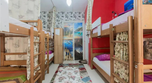 Кровать в общем номере (женский номер) Taksim Hostel Green House Istanbul