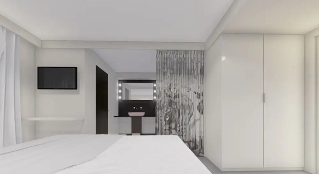 Студия Classic VISIONAPARTMENTS Brandschenkestrasse - self check-in