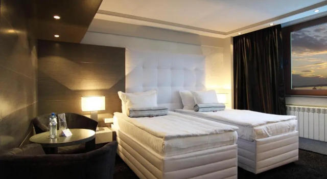 Habitación doble De ejecutivo con vista al río Grand Hotel Riga