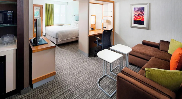Двухместный люкс SpringHill Suites by Marriott Carle Place Garden City