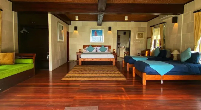 Семейная вилла Luxury с балконом Kudat Riviera Exclusive Beach Villas