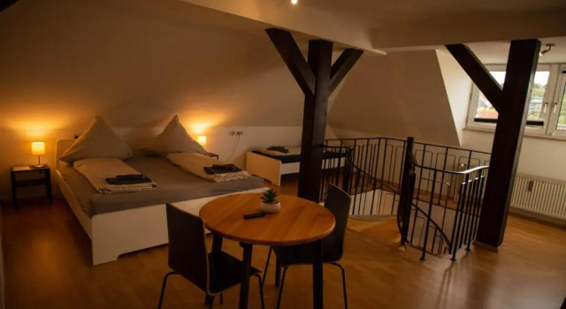 Студия Дуплекс Moderne Ferienwohnungen in der Residenz am Kurpark