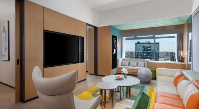 Люкс c 1 комнатой с видом на город EVEN Hotel Chengdu Jinniu by IHG