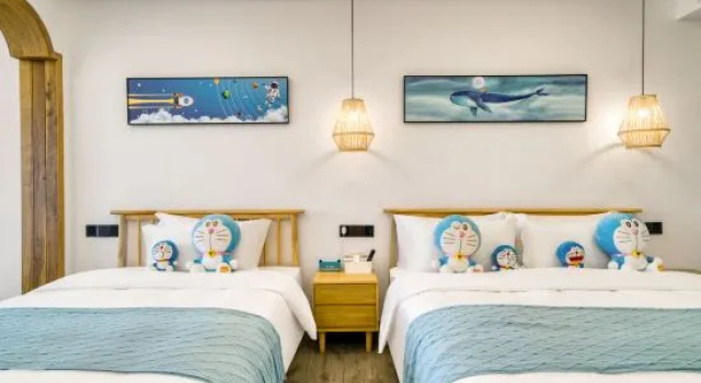 Тент с видом на горы Anji Muse Language Parent Child River Tracing Pool Vacation Stay
