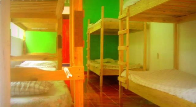 Кровать в общем номере Hostel Tadeo San Juan del Sur