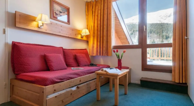 Кровать в общем номере Résidence Pierre & Vacances Le Peillon