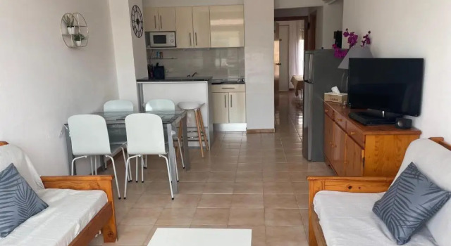 Апартаменты Appartement Vue Piscine-100 m de la plage