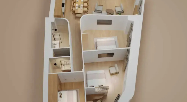 Elegant Apartment With AC - 3br-6p- Montorgueil
