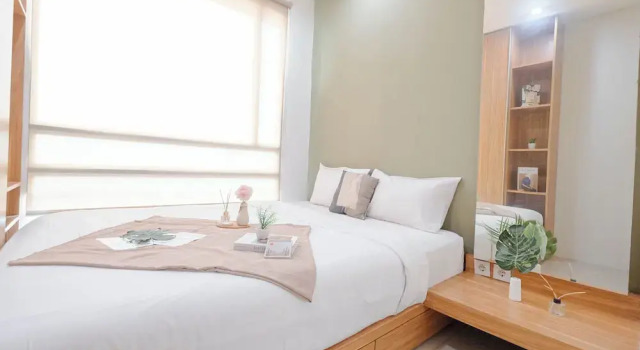 Апартаменты Standard Good Location And Cozy 2Br Woodland Park Residence Apartment