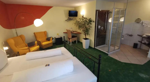 Одноместный номер Economy Hotel Am Hirschhorn - Wellness - Spa - and more