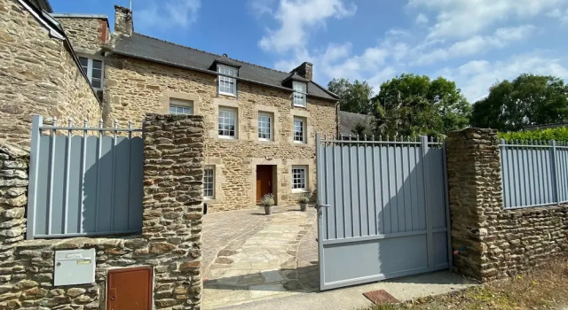 Коттедж Stone House in Brittany Near Rance River