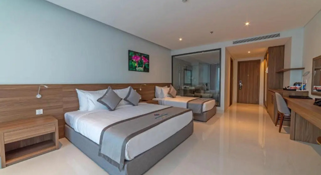 Трёхместный номер Deluxe с видом на море Long Thuan Hotel & Resort
