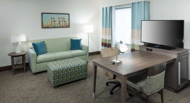 Двухместный люкс Studio Hampton Inn & Suites by Hilton Carolina Beach Oceanfront