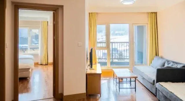 Люкс Songhua Lake Qingshan Snow View Apartment