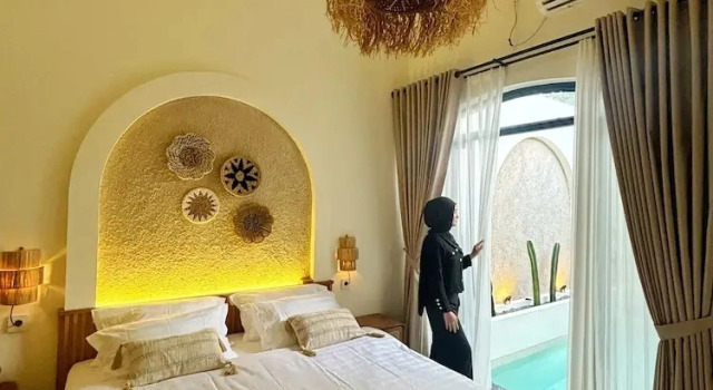 Camera Deluxe NUMAR VILLAS - bohemian with Private Pool