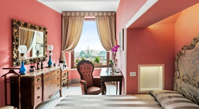 Люкс с видом на город Residenza dEpoca Palazzo Borghesi