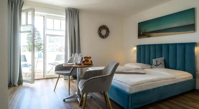 Двухместный номер Deluxe с балконом Hotel meerblau