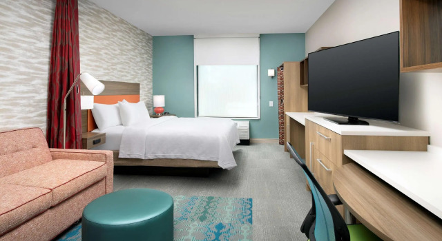 Двухместный люкс Home2 Suites By Hilton Columbia Southeast Fort Jackson