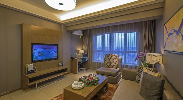 Люкс Deluxe с 3 комнатами Jinjiang Peninsula Seasons Hotel