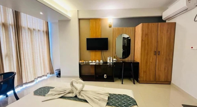 Standard Casal quarto com vista para a cidade Sylhet Paradise Inn