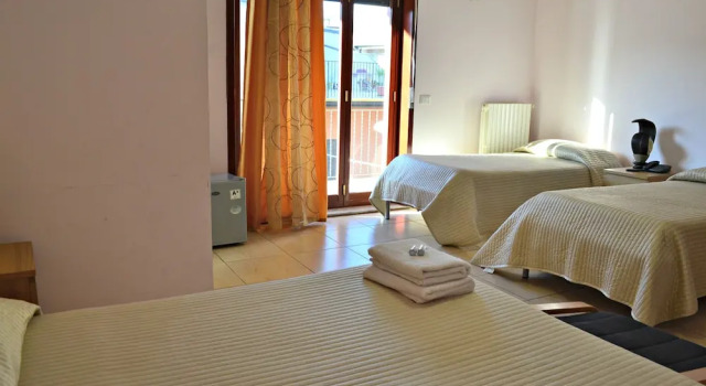 Четырёхместный номер Standard с балконом Hotel Centro Benessere Acquaplanet