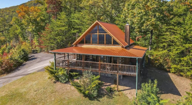 Люкс Super View Smoky Mtn Log Cabin Pool Table Hot Tub