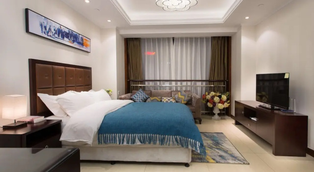 Люкс Qingdao Jinshan We Holiday Apt Wusi