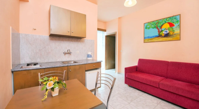 Апартаменты с видом на бассейн Marietta Hotel & Apartments