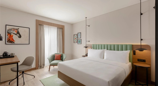 Номер Standard с балконом Hilton Garden Inn Agdam