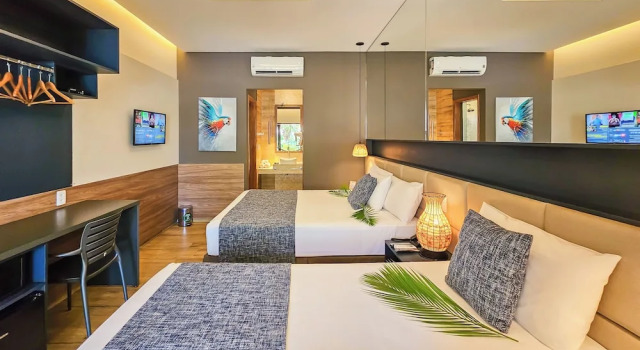 Номер Premium с красивым видом из окна Arte da Natureza Hotel Bonito