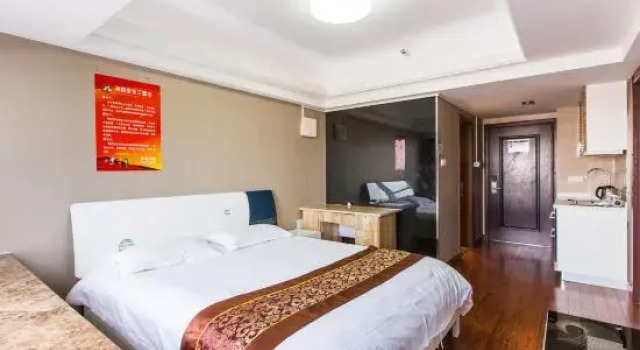 Люкс Deluxe Hangzhou Hongfei Hotel Apartment (East Railway Station West Plaza)