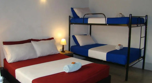 Кровать в общем номере Yellow House Hostel