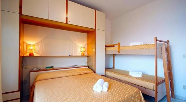 Четырёхместный номер Standard с видом на море Hotel La Stella